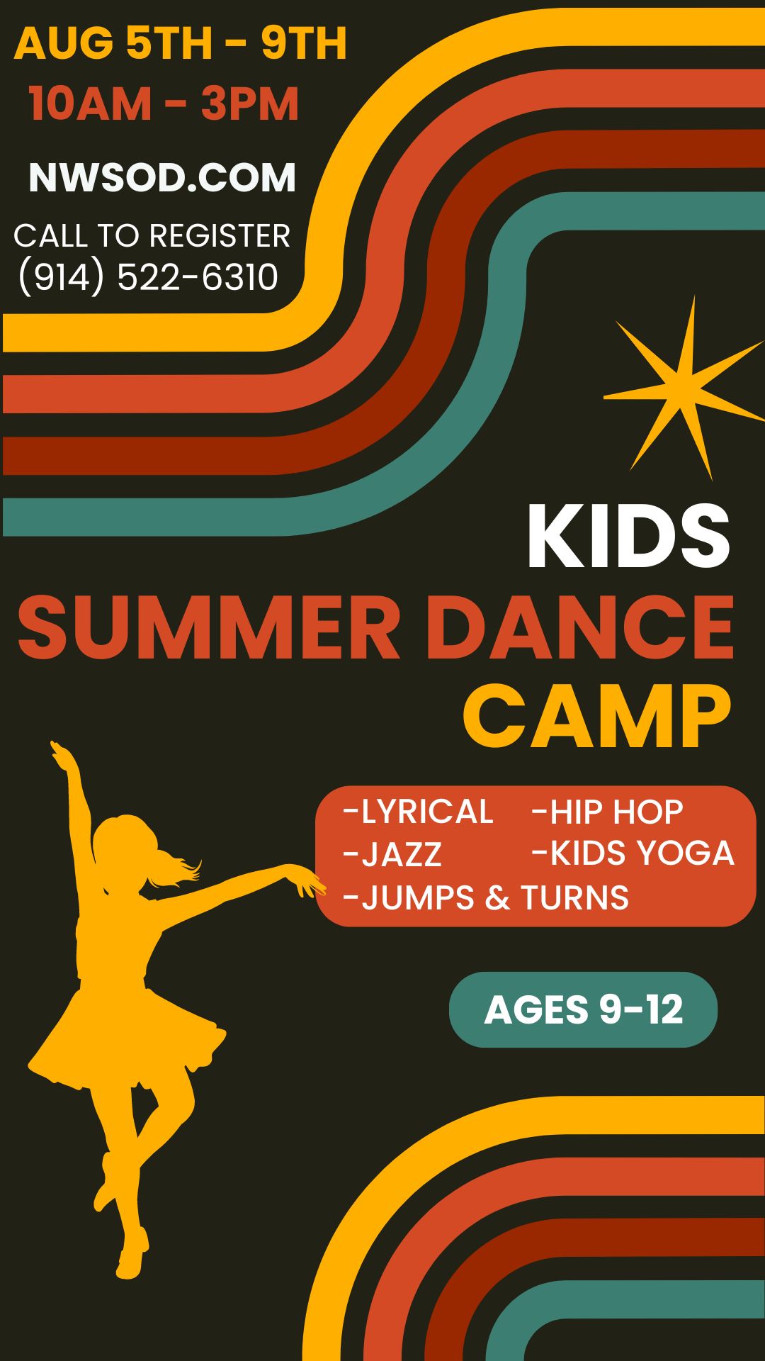 Summer Dance Ages 9-12